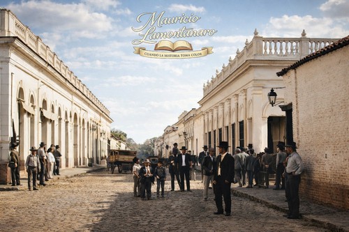 Así se veía la actual Peatonal Mendoza hace más de 150 años